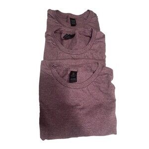 Gilden Softstyle Plum Large T-Shirt Lot Of 3